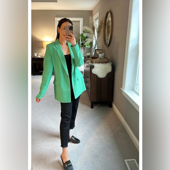 The Drop Women’s Blake Blazer (in color Jade) - Picture 3 of 3